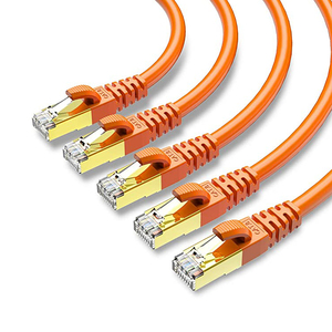 Cat8 패치 코드 0.5m 1m 2m 3m 5m Pvc Sftp 26awg 24pr Rj45 네트워크 랜 고양이 8 2000mhz 패치 케이블 코드 - Product Image 1