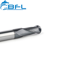 Para BFL Carbie herramienta de acero de tungsteno recubierto de diamante punta de bola Endmill máquina cortadora de fresado OEM y ODM compatible