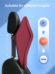 Car Headrest Neck Pillow Backrest <b>Cushion</b> Drivers Seat Pillow for In-vehicle Use Waist Support <b>Cushion</b> Set Polyester <b>Memory</b> - Product Image 5