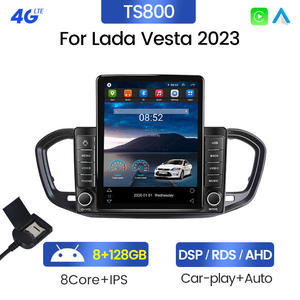Autoradio Android 13 avec écran tactile pour Lada Vesta <span class=keywords><strong>2023</strong></span>, Car-play, Android IPS 2.5D, 2din, DSP, processeur audio pour autoradio - Product Image 5