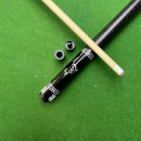 Vente directe usine – Queue de billard en érable nord-américain, pointe de 12,5 mm, motifs personnalisables, embouts, vente en gros usine