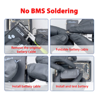 Baterai Tanpa Peringatan Decoding Untuk iPhone 14 13 12 11 11 Pro Max Tanpa BMS Tanpa Solder Tanpa Perlu Programmer Menampilkan Kapasitas Penuh