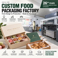 Boîte à charcuterie personnalisée avec fenêtre, emballage en papier kraft pour plateau de dégustation, brunch, déjeuner, à emporter