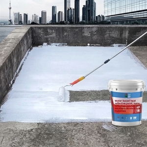 Rivestimento Isolante per Tetti, <span class=keywords><strong>Vernice</strong></span> <span class=keywords><strong>Termoisolante</strong></span> Impermeabile a Rullo, Opaca per Tegole in Acciaio Colorato, <span class=keywords><strong>Vernice</strong></span> Riflettente Anti-UV - Product Image 1