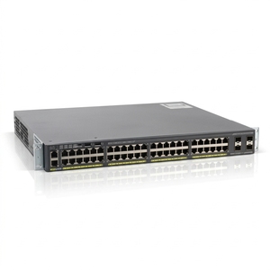 Commutateur Gigabit d'occasion WS-<span class=keywords><strong>C2960X</strong></span>-<span class=keywords><strong>48TD</strong></span>-<span class=keywords><strong>L</strong></span> 48 ports, 2x10G SFP+ Uplink, Commutateur d'entreprise LAN géré de couche 2, SNMP, 216 Gbps - Product Image 1