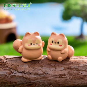 Accessoires décoratifs suspendus pour jardinage DIY, mini décorations de paysage, trou d'arbre mignon pour écureuil, petit ornement - Product Image 4