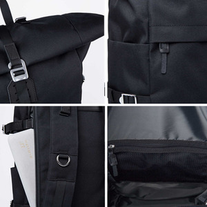 <span class=keywords><strong>Sac</strong></span> à dos urbain multifonctionnel et polyvalent, imperméable, à enroulement, pour voyage, université, antivol, sacs pour ordinateur portable personnalisés pour hommes - Product Image 2