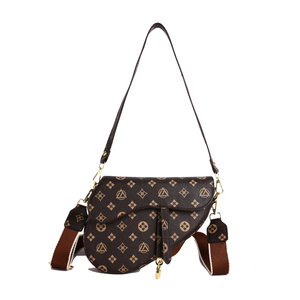 Bolsos de Hombro Multifuncionales Modernos para Mujer, Diseño Geométrico a la Moda con Dos Correas Portátiles, Forro de Poliéster - Product Image 1