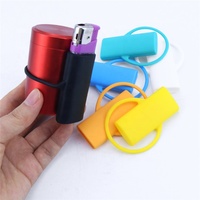 Étui allume-cigare créatif personnalisé étui de protection en silicone étanche pour briquet housse de briquet jetable pratique