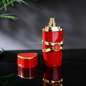 Botella de Perfume Vacía al por Mayor de 100 ml, Estilo Árabe de Dubái, de Lujo, para Hombre y Mujer - Envase de Fragancia en Aerosol de Primera Calidad - Product Image 4