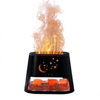 Diffuseur d'arômes ultrasonique, lampe aromatique à huile essentielle, commande tactile, minuterie, capacité de 260ml, humidificateur automatique silencieux