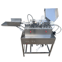 Équipement de remplissage de liquides pour parfums 1ml 2ml, machine de remplissage et de scellage de flacons, de serre-sels, d'huile d'olive et de liquides cosmétiques, machine de fabrication d'ampoules en verre