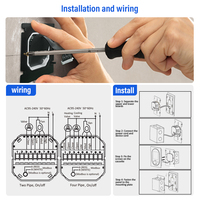 Beca BAC-9000 Wifi Thermostat LCD écran tactile système HVAC régulateur de température Lora pour climatiseur pour écoles hôpitaux