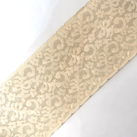 2023 NOIR Dentelle Tricotée Dentelle Avec Silicone Jacquard Ceinture Fantaisie Élastique Bord JACQUARD Élastique FANTAISIE Élastique PERSONNALISÉ