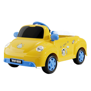 工厂更便宜的迷你骑乘式警车 12v 电池儿童电动遥控电动婴儿车儿童骑乘式警车 - Product Image 1