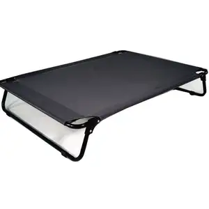 Cama para perro Oxford resistente al agua de fácil limpieza, cama plegable elevada para mascotas, Camping, forma rectangular elevada duradera, uso al aire libre de Metal sólido - Product Image 3