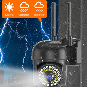 Kamera CCTV nirkabel cerdas dengan visi malam berwarna penuh, monitor jarak jauh jaringan rumah, kamera wifi dual-band 5G dengan 36 lampu luar ruangan. - Product Image 6