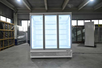 Vitrines de réfrigérateur de marque à faible de réfrigérateur transparents spacieux pour le magasin de franchise de boissons