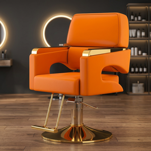Synthetic Leather Swivel Barber Chair Adjustable Recline Salon Styling Chair for Beauty Spa - Product Image 6