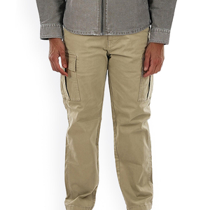 Pantalones Cargo de Lona para Hombre, Modernos, Ligeros, de Corte Ajustado, con Cintura Elástica, para un Estilo Casual y Urbano - Product Image 1