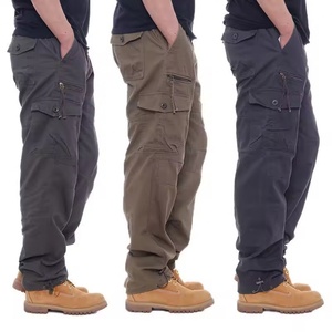 Pantalon cargo pour homme, été, poche simple, confortable, respirant, longueur genou, travail, décontracté, quotidien, mode - Product Image 3
