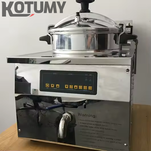 مقلاة هوائية كهربائية تجارية ، ماكينة مقلية مفرغة مستمرة خالية من الزيت لطهي البطاطس المقلية وحالة الدجاج الجديدة - Product Image 1