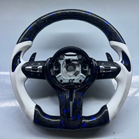 Volant de voiture en fibre de carbone forgée adapté aux BMW F30 F10 F15 F36 F20 F22 F25 F32 M3 M4 M5 X5 E46 E60 E70 E90 E91 E92