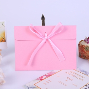 Sobre <span class=keywords><strong>de</strong></span> billetera <span class=keywords><strong>de</strong></span> papel especial Rosa Blanco personalizado con lazo para tarjetas <span class=keywords><strong>de</strong></span> regalo <span class=keywords><strong>de</strong></span> cumpleaños - Product Image 4
