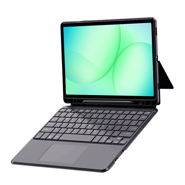Hot Selling Ultra-thin Multi Angle Bracket Keyboard case for Samsung Galaxy Tab A11 Plus with Touchpad Split Type Keyboard case