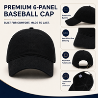 Gorra de Béisbol Personalizada al por Mayor con Logotipo, 100% Algodón Peinado Lavado, 6 Paneles, Sin Estructura, Ajustable, Estilo Dad Hat, en Stock para Venta al por Mayor