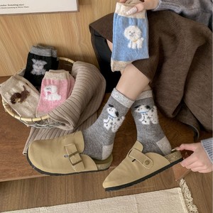 कार्टून कुत्ते महिलाओं के मोजे सुंदर कावाई हरजाकुु शरद शरद ऋतु ऋतु के फैशन कुत्ते ने महिला व्यवसाय क्रिसमस उपहार - Product Image 2