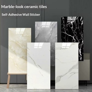 Autocollants muraux imitation marbre, design moderne, décoration murale, <span class=keywords><strong>fond</strong></span> mural, imperméable, résistant à l'humidité, anti-huile - Product Image 4