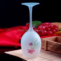 Verres à vin décoratifs colorés en gros, verres à vin de luxe, gobelets uniques, verres à whisky bleus pour mariage