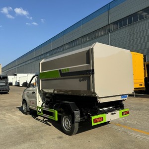 Foton <strong>Mini</strong> Compression Lifting Side Loader 3cbm Compactor <strong>Garbage</strong> <strong>Trucks</strong> Rear Loading 120L Waste Bins Compactor Vehicles - Product Image 5