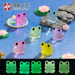 ดีพี มินิเอเจอร์ ฟร็อก ฟิกูรีนเรซิ่นงานฝีมืออุปกรณ์ตกแต่งสำหรับเครื่องประดับตั้งโต๊ะในรถยนต์ - Product Image 4