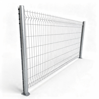 Panneau de clôture en treillis métallique soudé 3D, galvanisé et recouvert de PVC, résistant aux UV, écologique, antirouille, pour usage extérieur