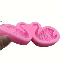 Valentinstag 3D Schwan Silikonform für Fondant und Schokolade zur Kuchendekoration