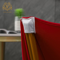 Vente en gros de housses de chaises enveloppées de pieds Housse de chaise d'hôtel personnalisée Housse de chaise blanche élastique épaisse pour salle de réunion de mariage