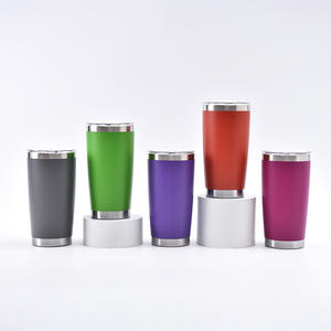 Gobelet isotherme en acier inoxydable 304, 20 oz, tasse de voyage à double paroi, tasses de 30 oz, gobelets d'extérieur, gobelet à café isotherme 20 oz, logo personnalisé - Product Image 4