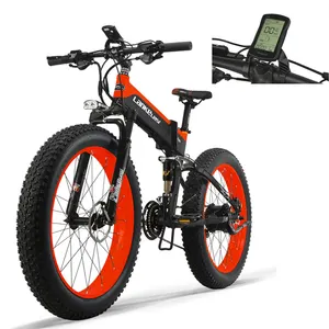 LANKELEISI T750PLUS ce 1000w 48v bambini agli ioni di litio bicicletta elettrica bici grasso pneumatico adulto montagna