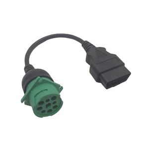Для экскаватора высокое качество 9PIN Программирование Соединительный кабель подходит для Cum-mins диагностический сканер комплект - Product Image 1