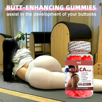 Gummies OEM Black Maca Plus pour des fesses volumineuses et des courbes extrêmes, à base de racine de Maca noire pour améliorer la vitalité chez les hommes et les femmes, booster des fesses
