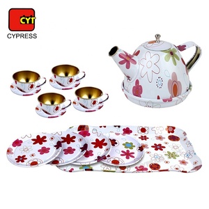 Jeu <span class=keywords><strong>de</strong></span> rôle <span class=keywords><strong>de</strong></span> <span class=keywords><strong>cuisine</strong></span>, jeu <span class=keywords><strong>de</strong></span> thé en métal étamé, jouet sûr pour les enfants, jouets pour enfants, jeu <span class=keywords><strong>de</strong></span> thé - Product Image 3