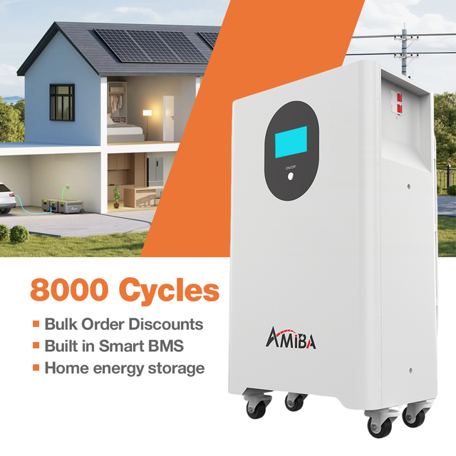 16kWh LiFePO4 Home Battery System Solar Backup & Off-Grid, 51.2V 314Ah Solar Home Energy Storage Battery Pack