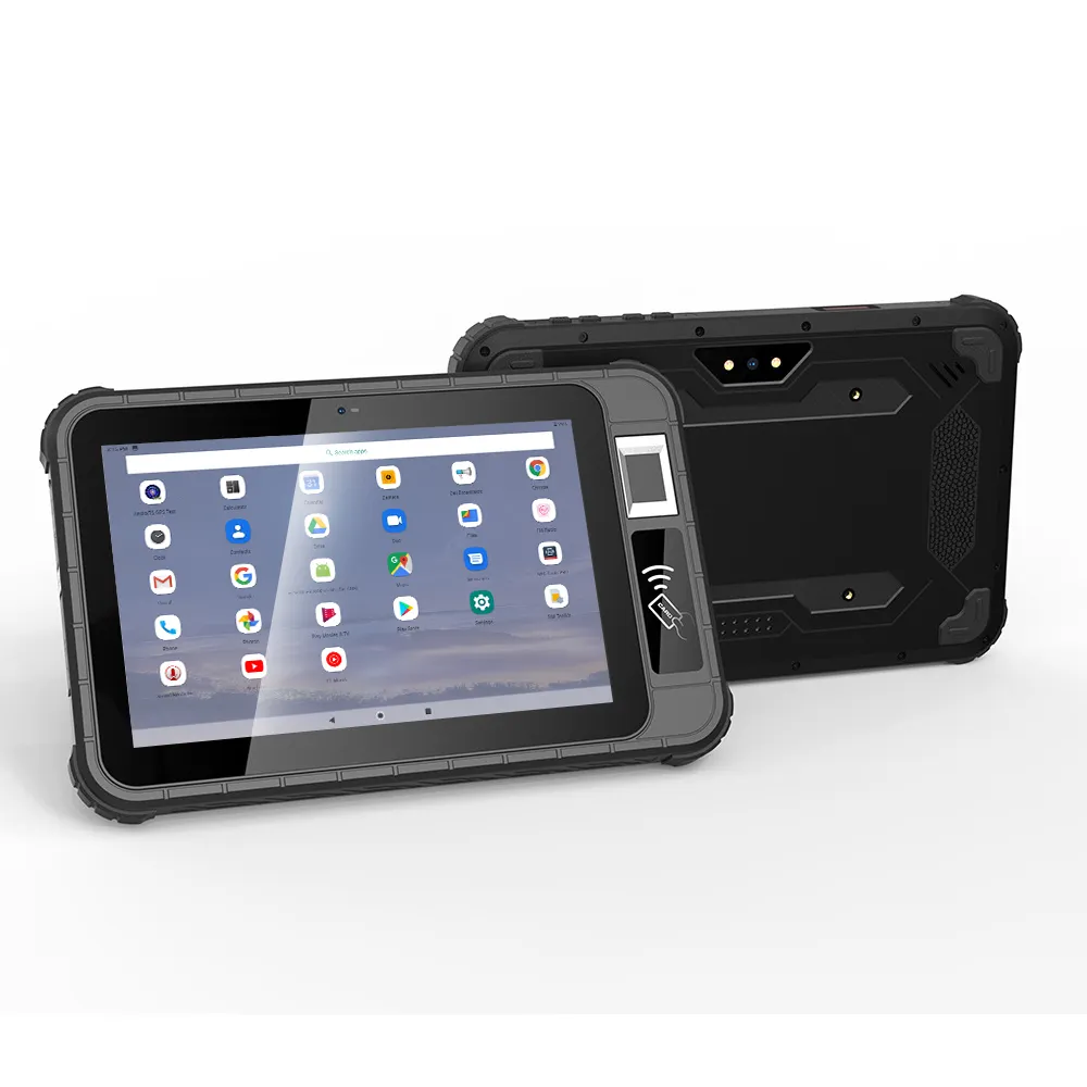 Rugged tablet Waterproof IP67 Shockproof NFC Scanner Barcode 1000 nit 4G LTE 8 inch 4GB 64GB Industrial Android 11.0 Tablet PC