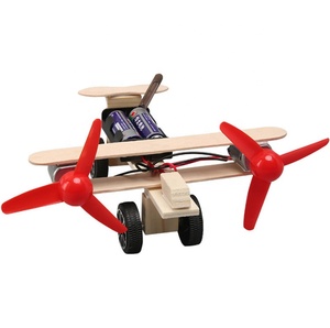 Kit de Montaje de Avión Taxi de Doble Motor de Madera para Enseñanza de Ciencias, Juguete Educativo para Estudiantes de Primaria y <span class=keywords><strong>Secundaria</strong></span> T-M270 - Product Image 6