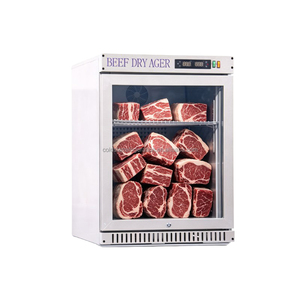 Vitrine Réfrigérée Premium pour Viande, Compacte, avec Compresseur Supérieur, Refroidissement par Air, Porte en Verre Trempé et Éclairage LED - Product Image 4