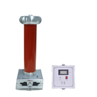 Medidor Digital de Alto Voltaje de 50kV 100kV AC/DC True RMS con Estuche de Aluminio y Divisor de Voltaje Portátil