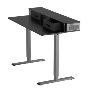 Escritorio de pie eléctrico moderno de un solo motor, dos cajones, fábrica personalizada, altura automática de gama alta ajustable para ordenador - Product Image 5