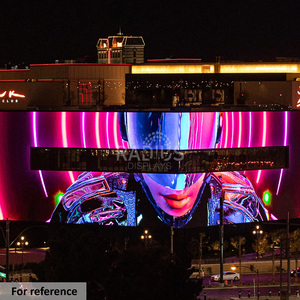 3D biển quảng cáo ba chiều xây dựng góc treo tường màn hình quảng cáo bảng hiệu dấu hiệu <span class=keywords><strong>LED</strong></span> hiển thị 3D ngoài trời Tùy Chỉnh 5 mét - Product Image 5